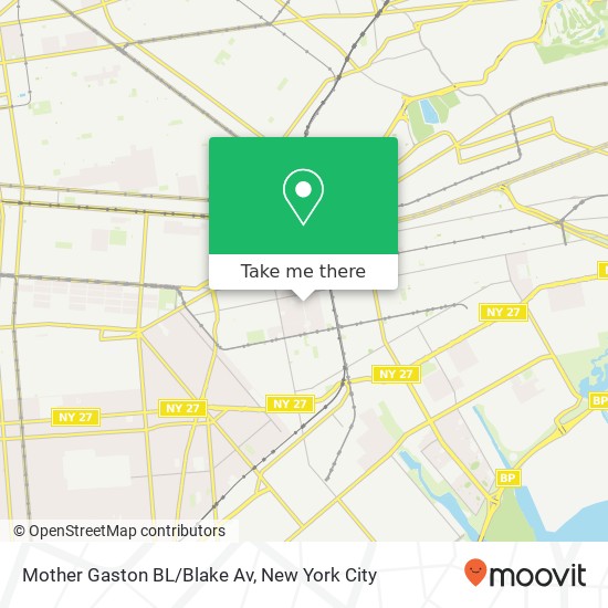 Mother Gaston BL/Blake Av map