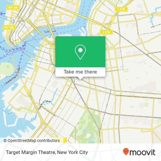 Target Margin Theatre map