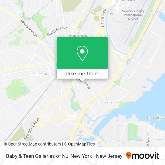 Baby & Teen Galleries of NJ map