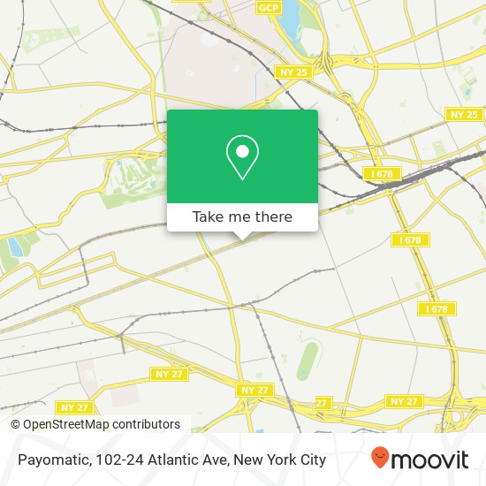 Mapa de Payomatic, 102-24 Atlantic Ave