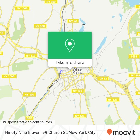 Ninety Nine Eleven, 99 Church St map