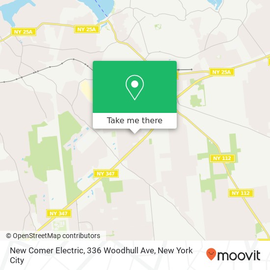 New Comer Electric, 336 Woodhull Ave map