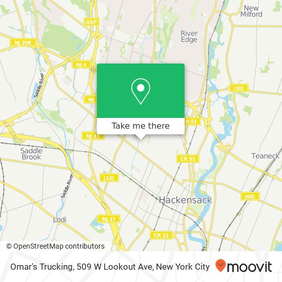 Omar's Trucking, 509 W Lookout Ave map