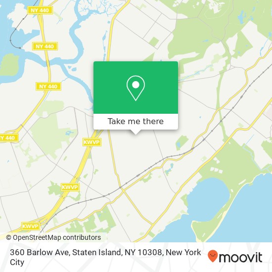 360 Barlow Ave, Staten Island, NY 10308 map