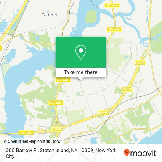 360 Barrow Pl, Staten Island, NY 10309 map