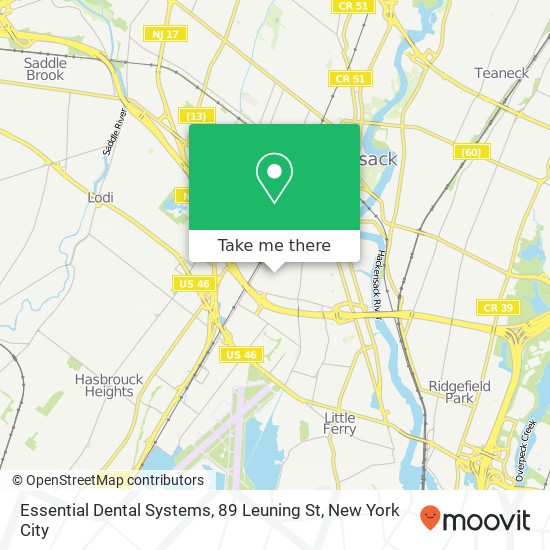 Essential Dental Systems, 89 Leuning St map