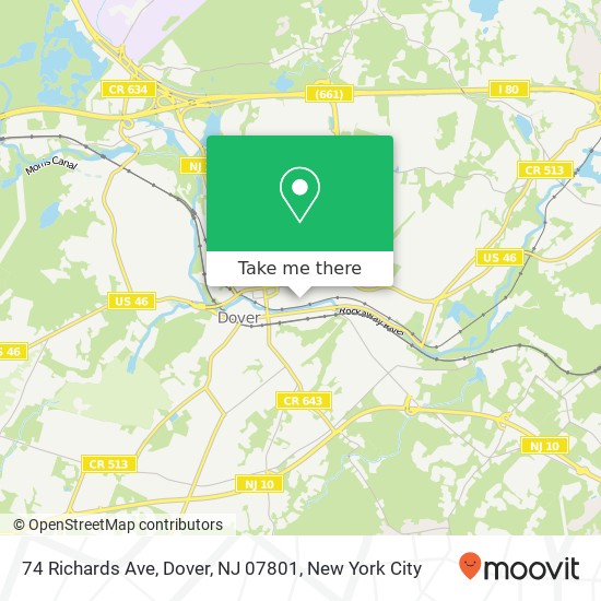 74 Richards Ave, Dover, NJ 07801 map