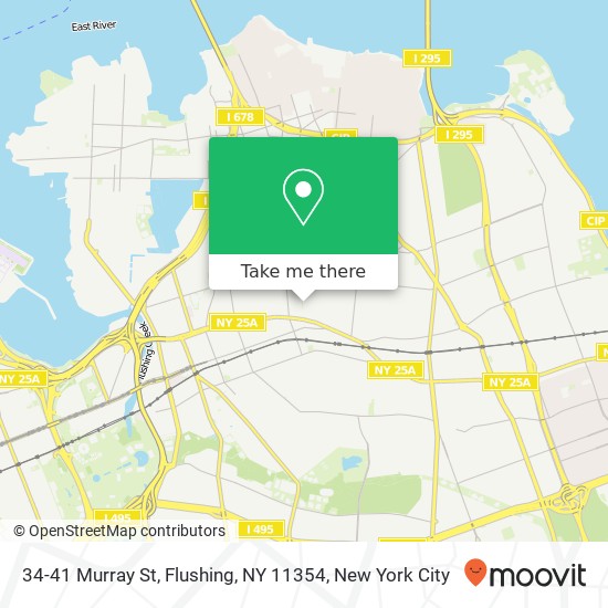 Mapa de 34-41 Murray St, Flushing, NY 11354