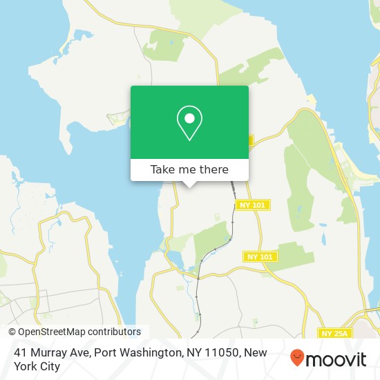 Mapa de 41 Murray Ave, Port Washington, NY 11050