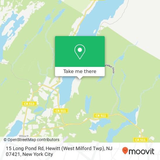 15 Long Pond Rd, Hewitt (West Milford Twp), NJ 07421 map