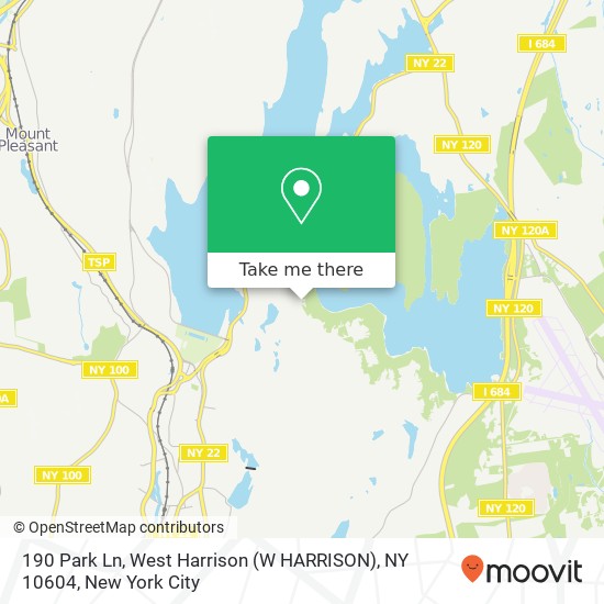 190 Park Ln, West Harrison (W HARRISON), NY 10604 map