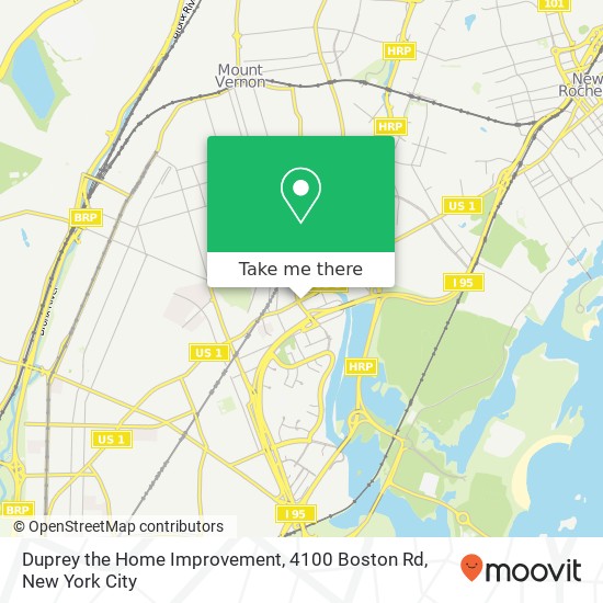 Mapa de Duprey the Home Improvement, 4100 Boston Rd