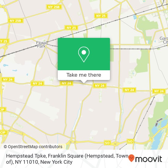 Mapa de Hempstead Tpke, Franklin Square (Hempstead, Town of), NY 11010