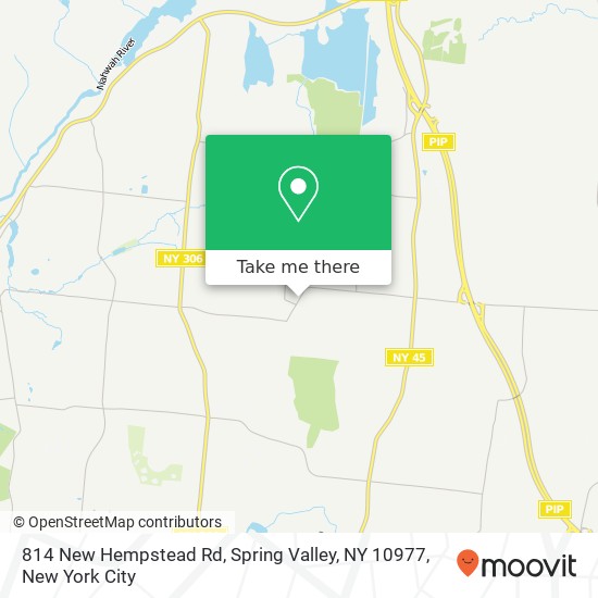 Mapa de 814 New Hempstead Rd, Spring Valley, NY 10977