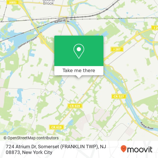 724 Atrium Dr, Somerset (FRANKLIN TWP), NJ 08873 map