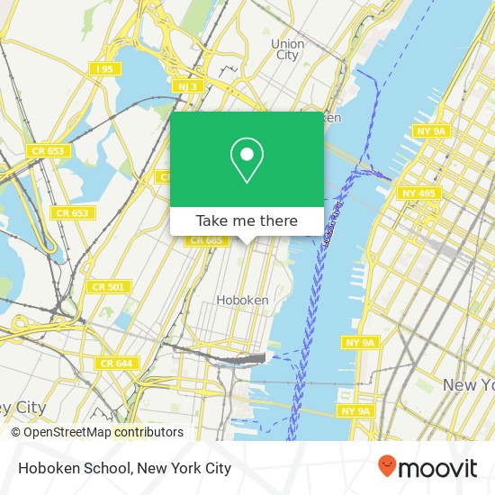 Hoboken School, 1115 Clinton St map