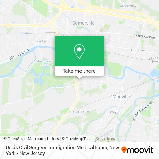 Mapa de Uscis Civil Surgeon Immigration Medical Exam