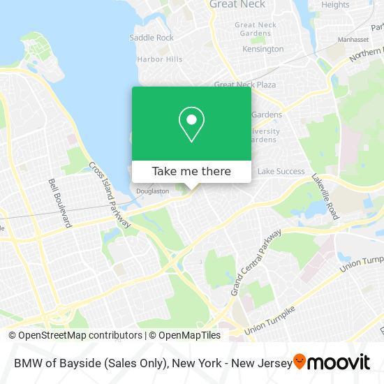 Mapa de BMW of Bayside (Sales Only)