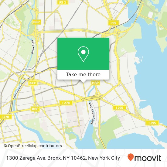 1300 Zerega Ave, Bronx, NY 10462 map