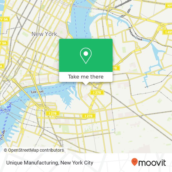Unique Manufacturing map