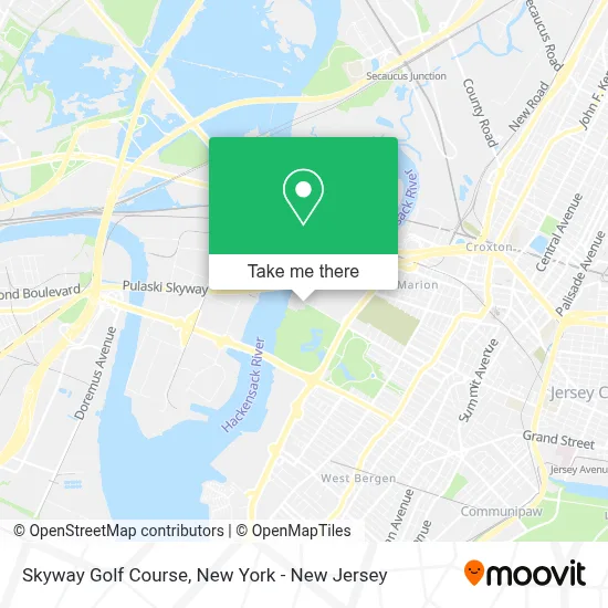 Skyway Golf Course map