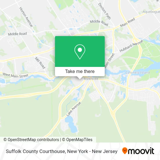 Suffolk County Courthouse map