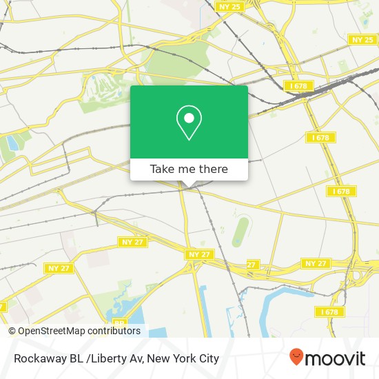 Mapa de Rockaway BL /Liberty Av