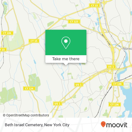 Mapa de Beth Israel Cemetery