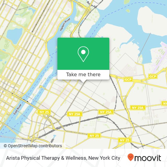 Arista Physical Therapy & Wellness, 30-16 30th Dr map