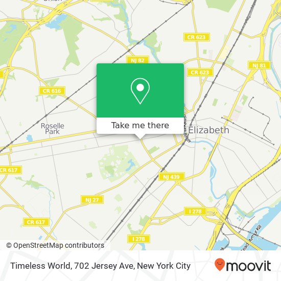 Mapa de Timeless World, 702 Jersey Ave