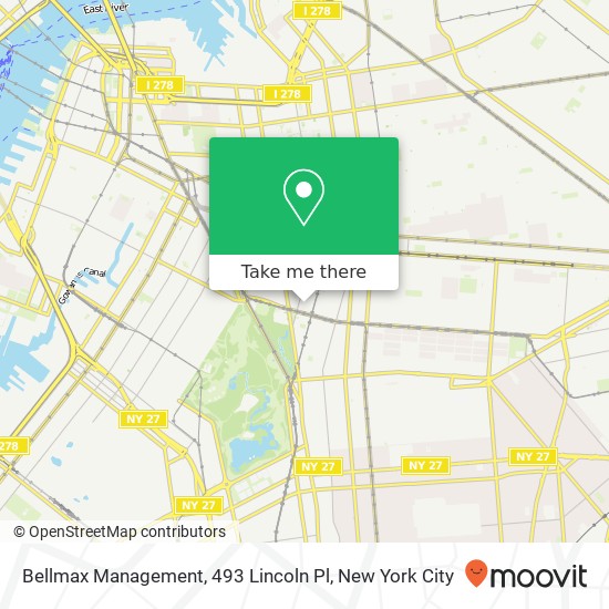 Bellmax Management, 493 Lincoln Pl map