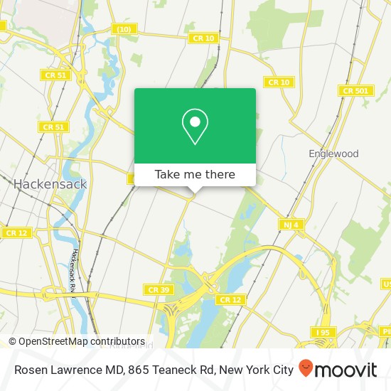 Rosen Lawrence MD, 865 Teaneck Rd map