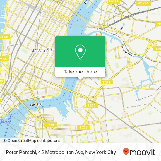 Peter Porschi, 45 Metropolitan Ave map