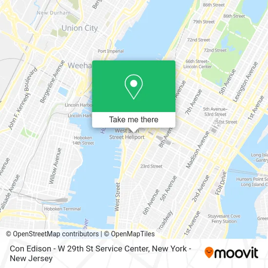 Con Edison - W 29th St Service Center map