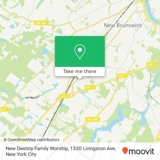 New Destiny Family Worship, 1330 Livingston Ave map