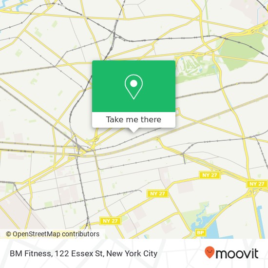 BM Fitness, 122 Essex St map