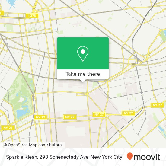 Mapa de Sparkle Klean, 293 Schenectady Ave