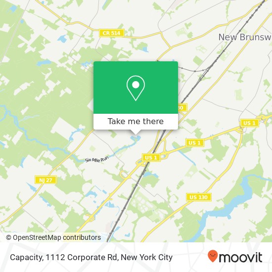 Mapa de Capacity, 1112 Corporate Rd
