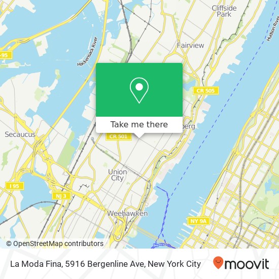 La Moda Fina, 5916 Bergenline Ave map