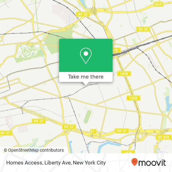 Mapa de Homes Access, Liberty Ave