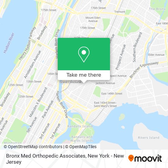 Bronx Med Orthopedic Associates map