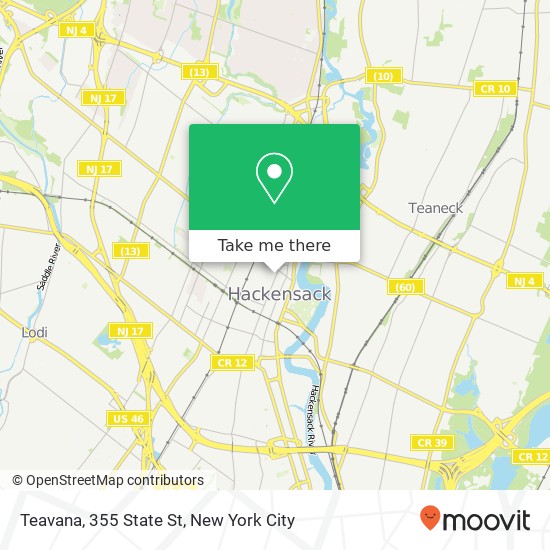Mapa de Teavana, 355 State St