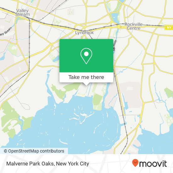 Mapa de Malverne Park Oaks