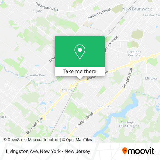Mapa de Livingston Ave