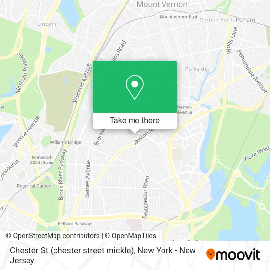 Chester St (chester street mickle) map