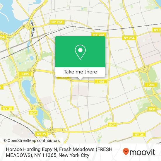 Mapa de Horace Harding Expy N, Fresh Meadows (FRESH MEADOWS), NY 11365