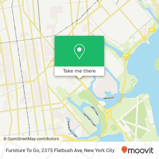 Furniture To Go, 2375 Flatbush Ave map