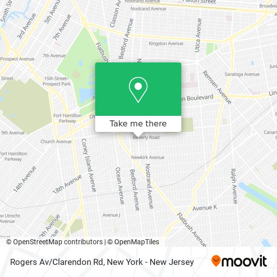 Mapa de Rogers Av/Clarendon Rd
