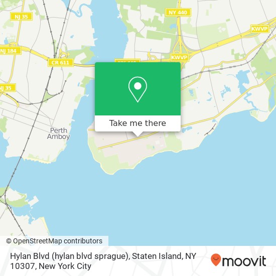 Mapa de Hylan Blvd (hylan blvd sprague), Staten Island, NY 10307
