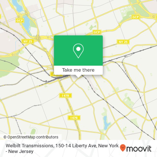 Mapa de Welbilt Transmissions, 150-14 Liberty Ave